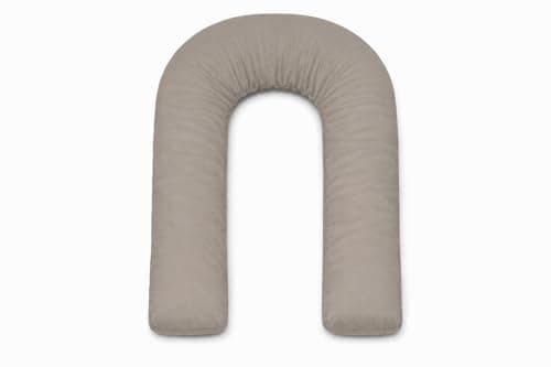 MIA U Shaped Pregnancy Pillow Case 100% Cotton Nursing Maternity Body Bolster Support Cover Zip Closure 9Feet (275cm) — view 6