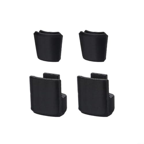 BEAZOOM Lightweight ABS Tripod ATOM3, 2mm Height for Boost Landing Gear with Secure, Protective Feet Accessories Travel Case (4 Pack, for Orange)(black)