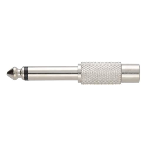 kenable RCA Phono Socket to 6.35mm Mono Jack Plug Metal Adapter — view 3