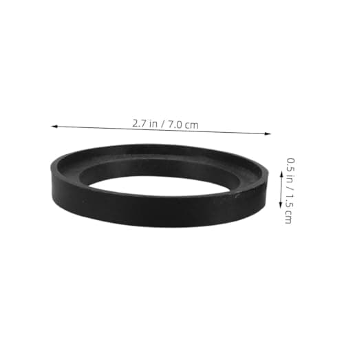 GLEAVI 2 Pairs Universal Plastic Car Speaker Spacer Adaptor Rings, Black Installation Mount Brackets for Speaker Replacement, Stackable Rings for Car Audio Fitment — view 2
