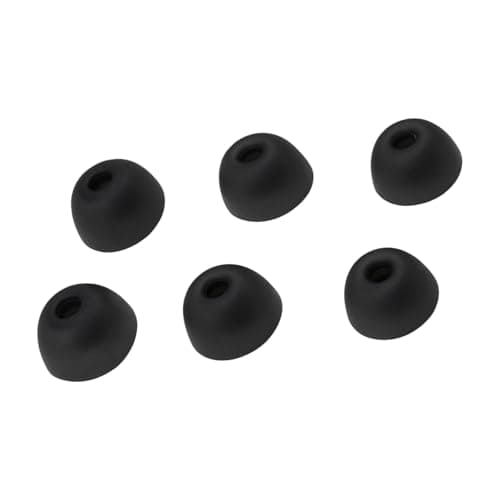 6 Pack Earphone Tips Cover Sleeve Earpiece Noise Cancelling Isolation Design Long Wearing 4 Isolated Eartips