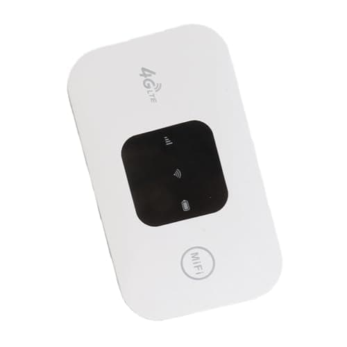 Zunate Portable Mini Travel Wireless 4G WiFi Router, Mobile WiFi Travel LTE Router with SIM Card Slot, 72 Hours of Standby 10 Users Sharing for Phone Laptop Desktop Tablet — view 4