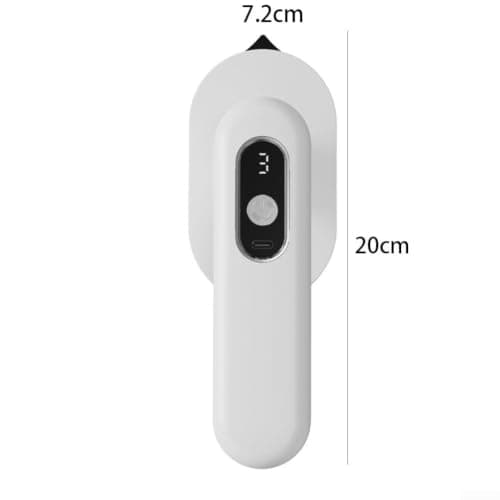 SMZhomeone Cordless Portable Handheld Travel Steamer USB Rechargeable For Mini Travel Iron With 3 Temperature Settings, 30S Fast Heat, Rotating Handle(Wireless Iron, White) — view 2