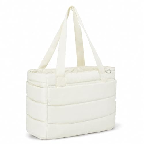 DEFAHN Laptop Tote Bag for Women 15.6 Inch Work Shoulder Bag