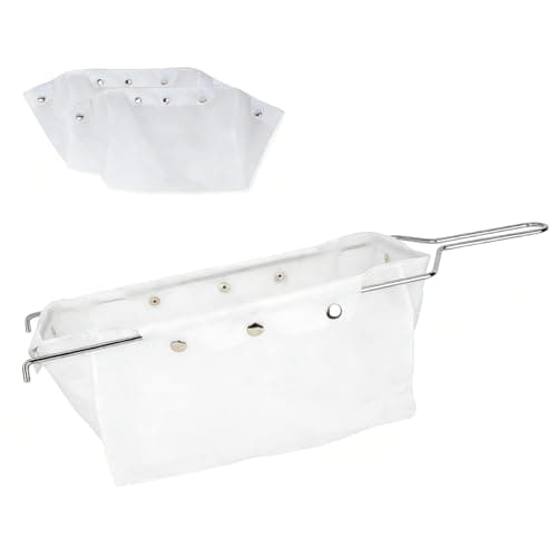 CARGEN 2PK 300 Mesh Fryer Oil Filter Bags 70lb for Commercial Restaurant