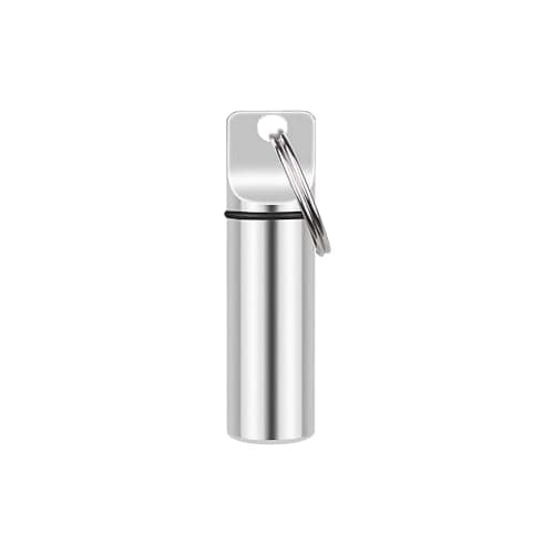 Lmyzcbzl Waterproof Aluminum Pill Box, Pill Box Keychain, Pocket Pill Case, Portable mini Pill Boxes, Portable Pill Container for Outdoor Travel