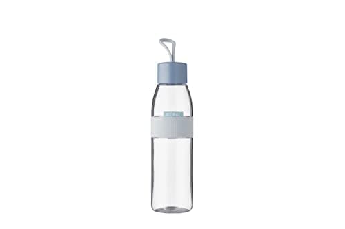 Mepal – Water Bottle Ellipse – Reusable Water Bottle – Leak Proof Drinking Bottle Suitable For Carbonated Drinks – BPA-Free - 500 ml – Nordic Blue
