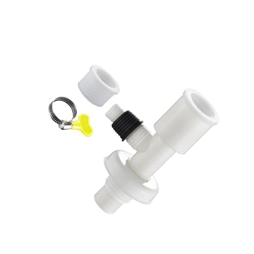 Zanthicia Universal Drain Pipe Connector Floor Drain Tee Joint Wear-Resistant Install Durable Type Anti-Aging Odor Adapter, Style D — view 5