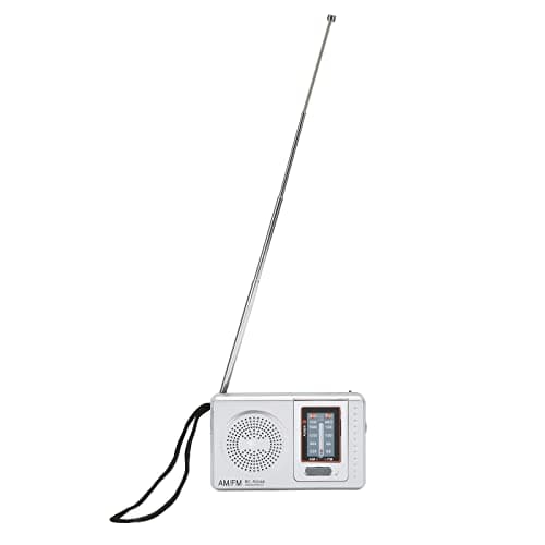 AUNMAS AM FM Radio Pocket Size, AA Battery Operated Portable Radio with