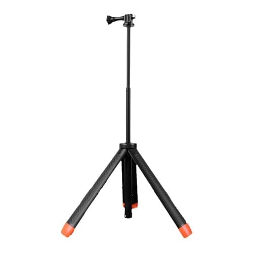 Ejoyous Selfie Stick Travel Tripod, ABS 4 in 1 Extendable Floating Selfie Stick Tripod, 9.25 to 22.44in Adjustable Grip and Stand for Travel Water Sports Action Cameras — view 3