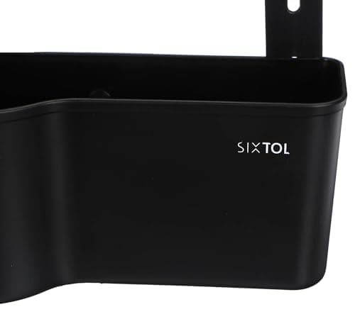 SIXTOL CAR STORAGE 1 | Headrest Multifunctional Organiser with Cup Holder | Tissue Box | Car Travel Accessories | Black — view 6