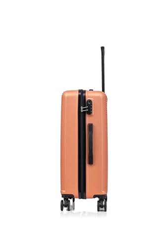 CELIMS - Large Travel Suitcase | Hard Shell | 4 Wheels | Lightweight Checked Luggage 23kg 75cm | Integrated Lock | ABS | Large Size Suitcase | Coral — view 5