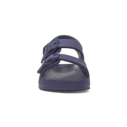 Shoe Zone - Kids Navy Double Buckle Easy Fasten EVA Sandal - Size 13 Child UK - Blue — view 3