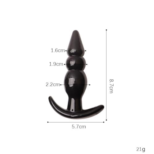 4-Pack Black Elastic Silicone Hip Trainer — view 4