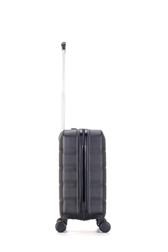 ATX Luggage 56x45x25 EasyJet Cabin Bag Suitcase Approved for BA, Jet 2 Lightweight with 4 Dual Spinner Wheel | Black — view 3