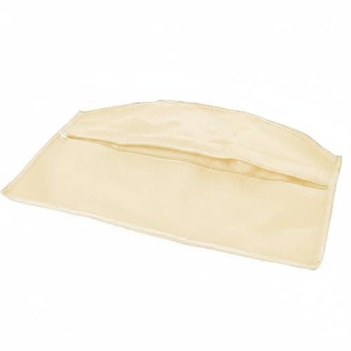 perfeclan Concealed Storage Pouch Hanging Organizer Pocket Holder Wallet Document Case In 600D Oxford For Closet Wardrobe Luggage Travel Suitable for home storage travel packing hotel stays, Beige