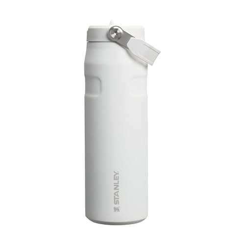 Stanley 1913 Flip Straw 2.0 Sports Water Bottle with Straw 0.7L - 10 Hours Cold - 3 Days Iced - Stainless Steel - BPA Free - Leak Resistant - Fits in Cup Holder - Dishwasher Safe - Frost