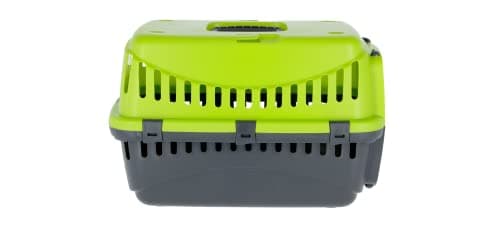 Kerbl Transport Box Expedion with Plastic Door, 45x 30 x 30 cm, Green/ Dark Grey — view 5