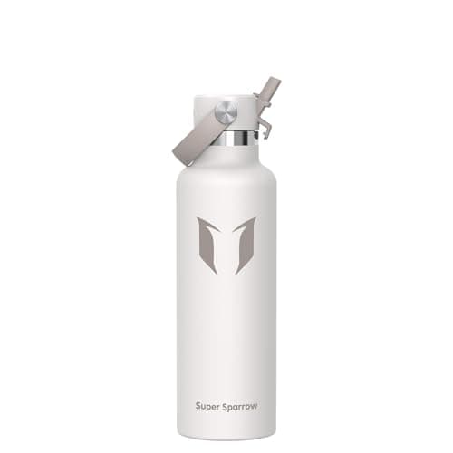 Sparrow Insulated Water Bottle 750ml FlipFlow Metal Drinks Bottle Straw