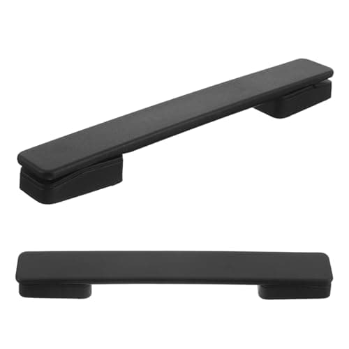 2pcs Travel Suitcase Plastic Handle Replacement Black Grips for Repair