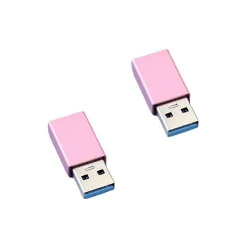 alloneslife USB a to USB C Adapter Compatible for Phone 15 16, Rose Gold — view 4