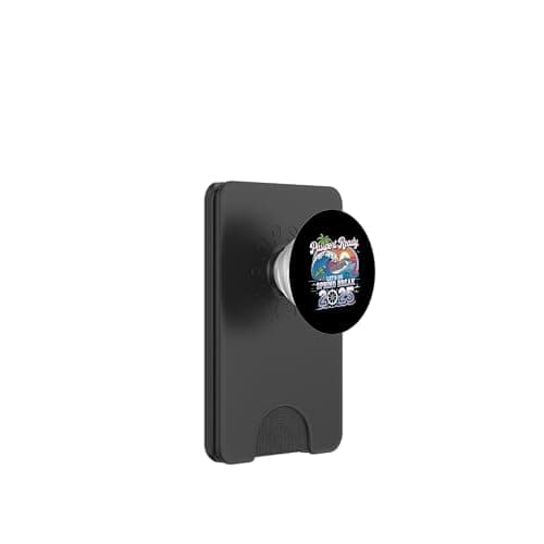 Spring Break 2025 Travel Vacation School Break PopSockets PopWallet for MagSafe