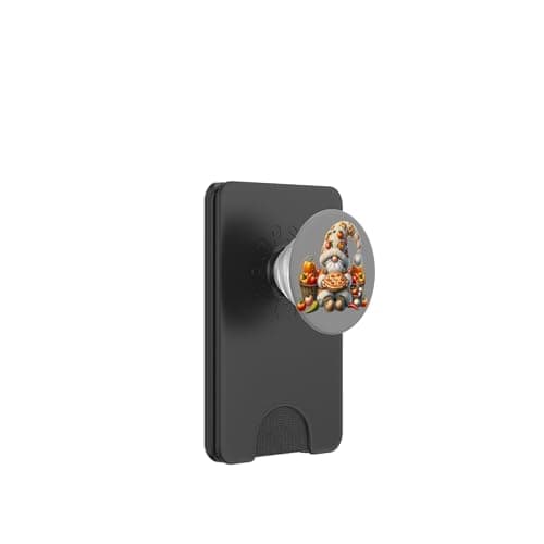 Cute Pizza Lover Gnome Grandpa Graphic For Dad Italy Travel PopSockets PopWallet for MagSafe