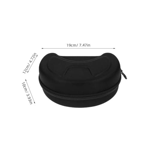 BESPORTBLE Ski Goggles Case Hard Shell 2-Pack, Large Protective Snowboarding Eyewear Box for Men and Women, Hard EVA Goggle Storage Holder for Motorbike and Outdoor Sports, Black — view 4