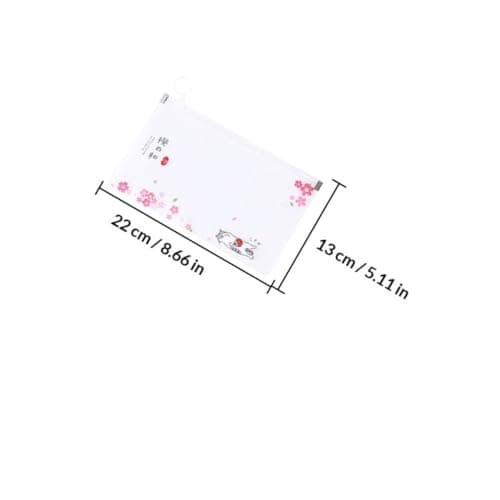 4pcs Cartoon File Storage Pouch for Students Sealed Zipper Waterproof — view 2