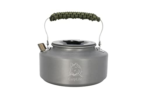 CarpLife Slim Kettle Hand Finished with Paracord Handle – Lightweight Travel Kettle Camp Coffee Pot for Fishing, Camping, Caravans on Outdoor Open Fires, Fire Pits, Gas Stove for Portable Coffee Tea — view 5
