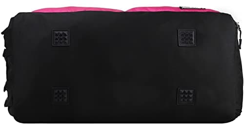 foolsGold Gym Duffle Bag with Shoe Compartment – Large Sports Holdall with Multiple Pockets, Fully Lined Interior, Durable 600D Polyester, Padded Strap & Base Pads – Pink — view 6
