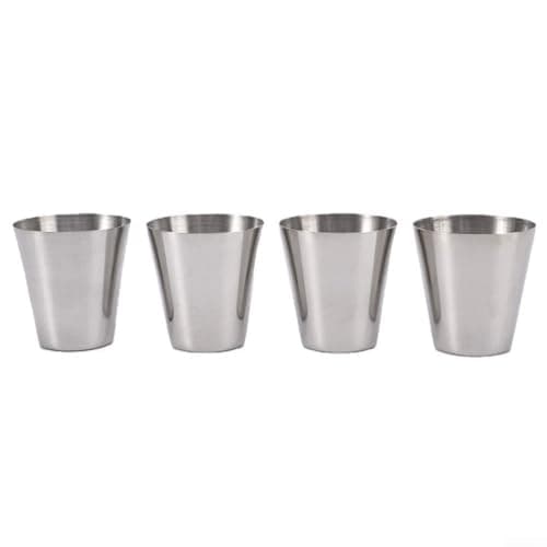 Stainless Steel Camping Cups 30ml, 4pcs 304 Outdoor Tableware Set — view 2