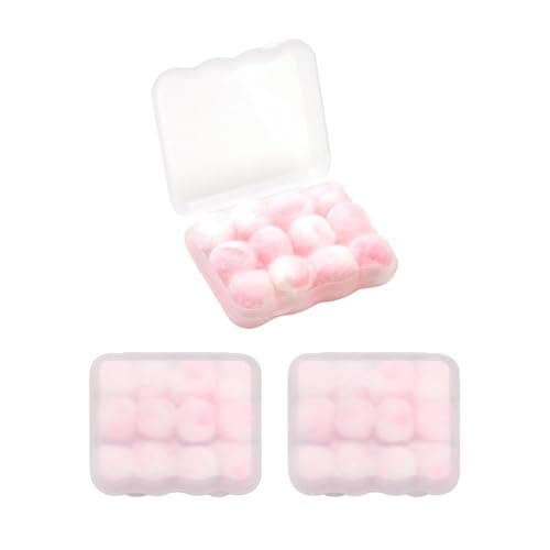 36PCS Wax Ear Plugs for Sleeping – Moldable Noise Reduction Earplugs for Adults & Kids – Soft Reusable Wax Cotton Ear Plugs – Comfortable Hearing Protection for Study Work Travel
