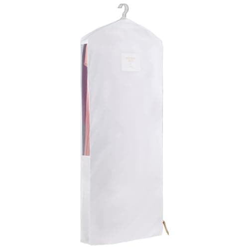 Hayden Hill Luxury Organic Cotton Garment Bag for Hanging Clothes Long 58"