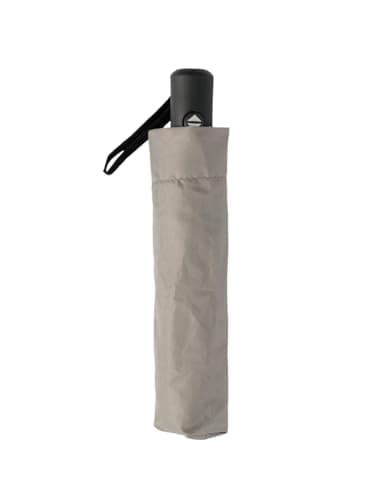 UK-UNIQUE Windproof Travel Umbrella - Compact, Light, Automatic, Strong and Portable - Wind Resistant, Small Folding Backpack Umbrella for Rain - Men and Women (Light Grey) — view 6