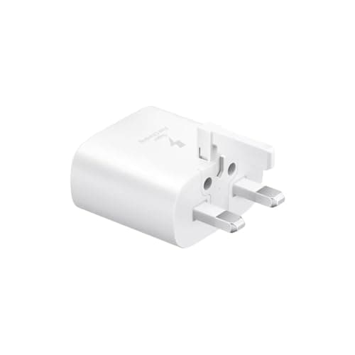 Samsung Galaxy Official 25W Super Fast Charging Travel Adapter (without USB-C to C Data Cable), White