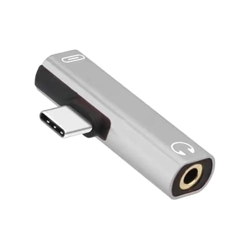CAZSTYK Type C to 3.5Mm Music Adapter for Travel and Mobile, Silver