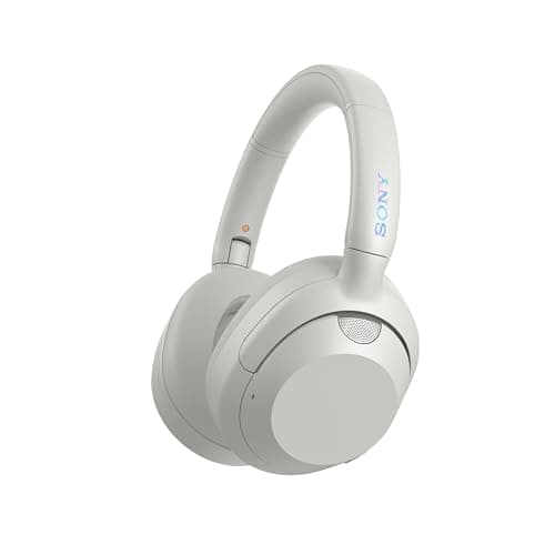 Sony ULT WEAR - Wireless Noise Cancelling Headphones, ULT POWER SOUND, Ultimate Deep Bass, Same Processor as WH-1000XM5, Clear Calls, 30hr Battery, IOS & Android - White