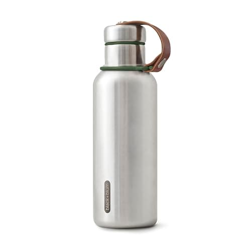 Black + Blum Insulated Wide Spout Water Bottle | Leak Proof | 500ml | Olive