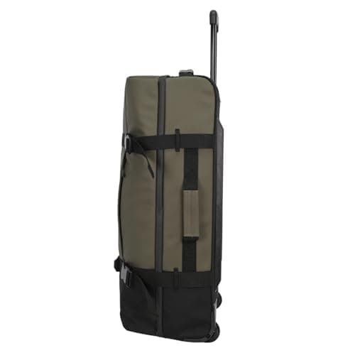 Hodge & Hodge Safari 6-Piece Luggage Set Soft-Shell Olive Green Water-Repellent PU Telescopic Handles Inline Wheels Backpack Duffle Wash Bag Lightweight Durable Organised Travel Suitcases — view 4