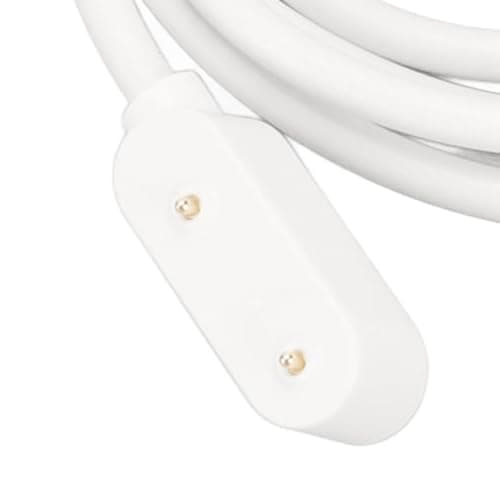 Goshyda Portable Smartwatch Charger, USB Watch Charging Cable Cord for 6 7 Band 6 7, for ES Watch, 3.3ft Magnetic Charging for Travel (White) — view 2