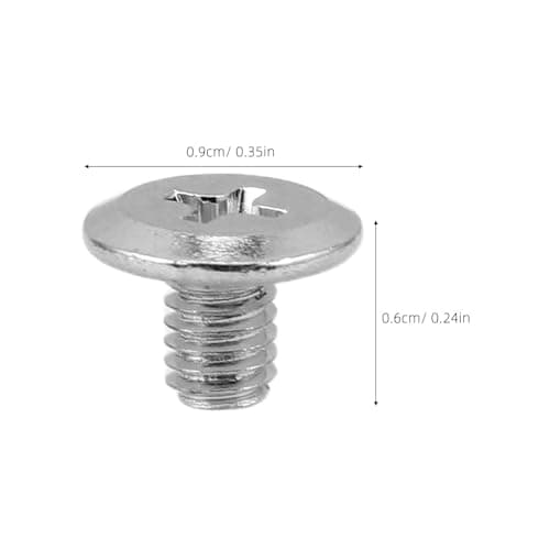 20Pcs Trimmer Replacement Screws, Iron, Silver for Salon — view 2