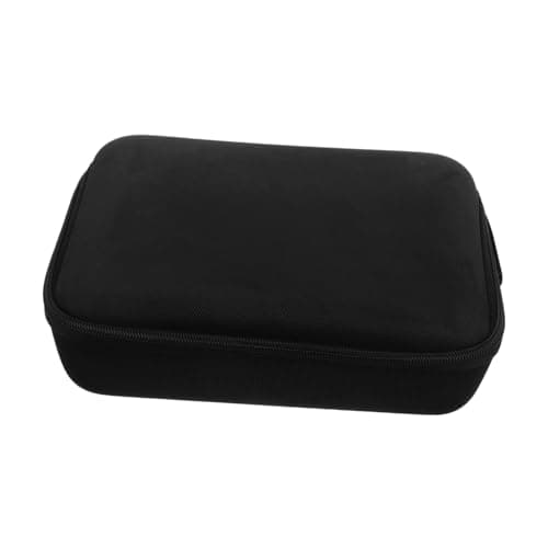 BUGUUYO Eva Storage Bag for Headphones and Data Cables Protective Multi-use Travel Pouch for USB Adapters and Earbuds for Office and School Black