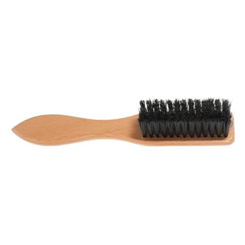 Men's Wooden Beard Brush with Boar Bristles, Ergonomic Handle
