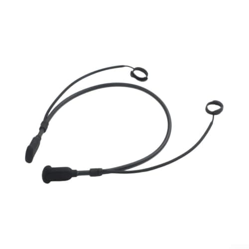 Minimalist Wireless Earphone Rope for Daily Commute Travel(Black Black) — view 5