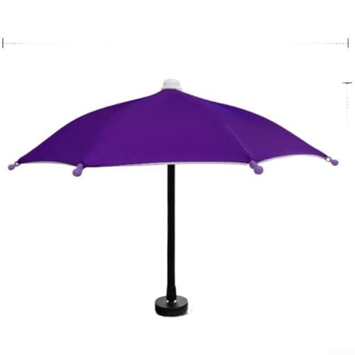 Compact Folding Umbrella 27x22cm Portable Travel Size(Black) — view 3