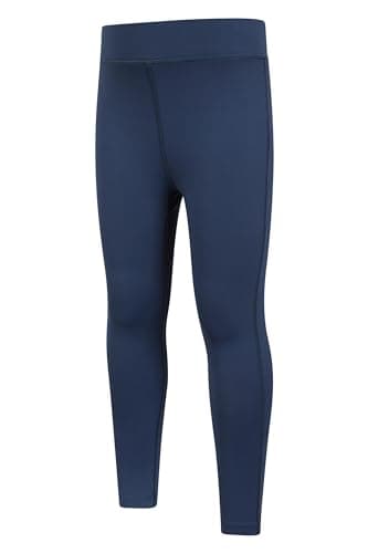 Mountain Warehouse Flick Flack Soft Touch Kids Leggings Navy 7-8y — view 4