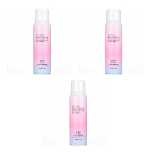 3pcs Ml Pink Sunscreen Spray with Moisture Boosting Mist