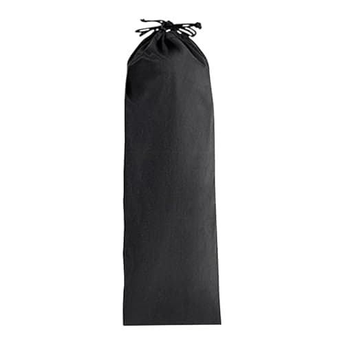 Extra Large Black Nylon Waterproof Drawstring Bags, Drawstring Storage Bag, Pull String Bag, Convenient To Clean, Prevent Item Loss, 103cm, For Tent Poles Umbrella Gear Fishing Hiking Backpacking