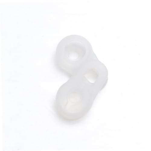 BESPORTBLE 20pcs Silicone Earphone Covers, Protective Earbud Caps for Wireless Earphones, Keep Earbuds Clean, Convenient to Use, White, 20 Pack — view 2